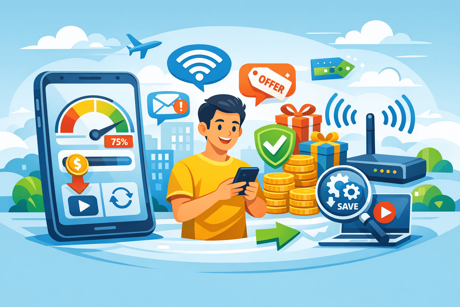 نصائح ذكية لإدارة رصيد هاتفك وتوفير بياناتك