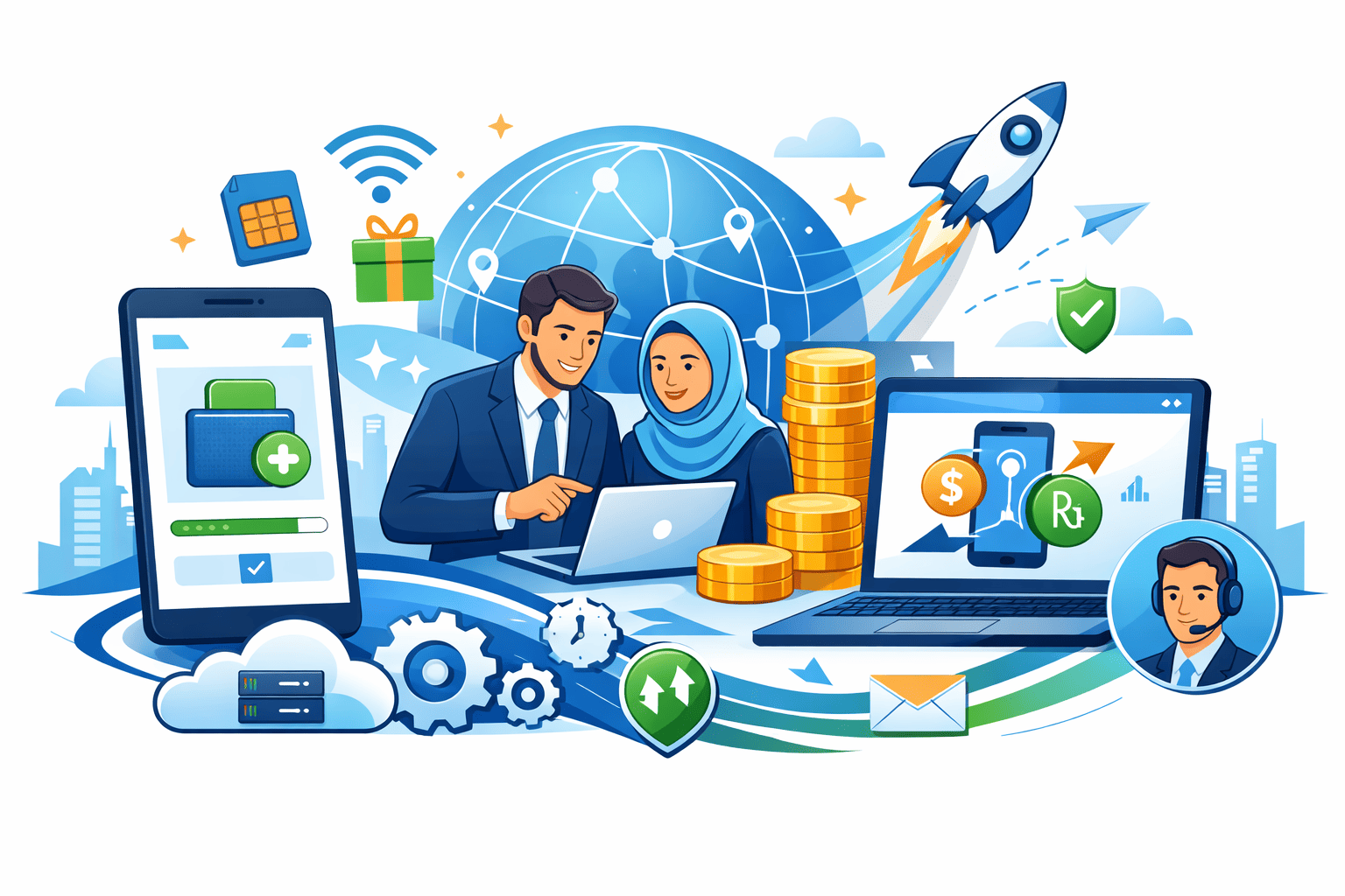 تجربة شحن رصيد سلسة وموثوقة بين يديك.